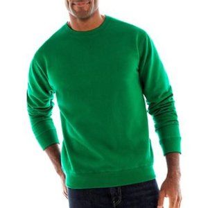 St, John's Bay Ultimate Green Fleece Sweatshirt